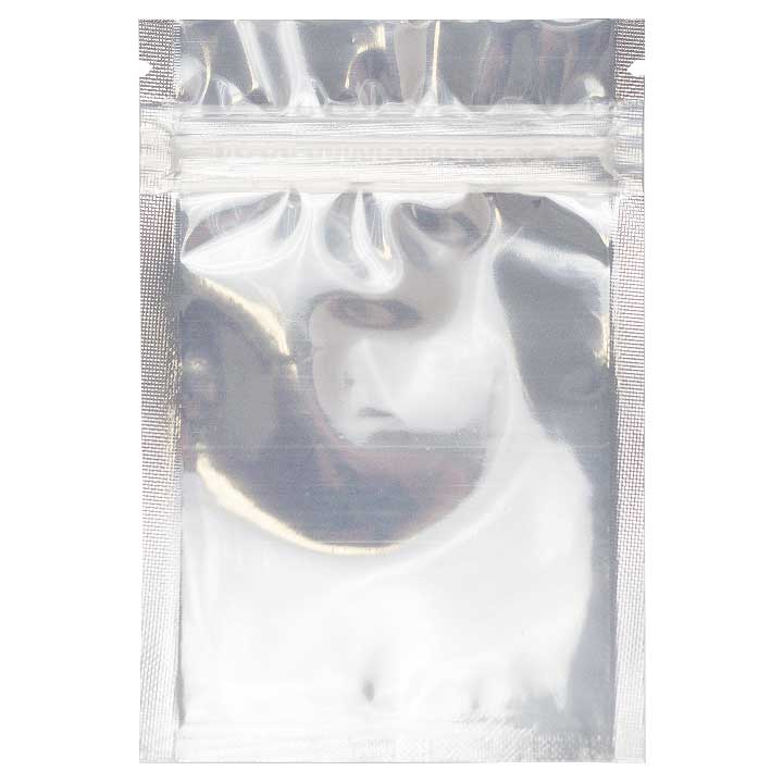 1 Gram Mylar Bags - White / Clear