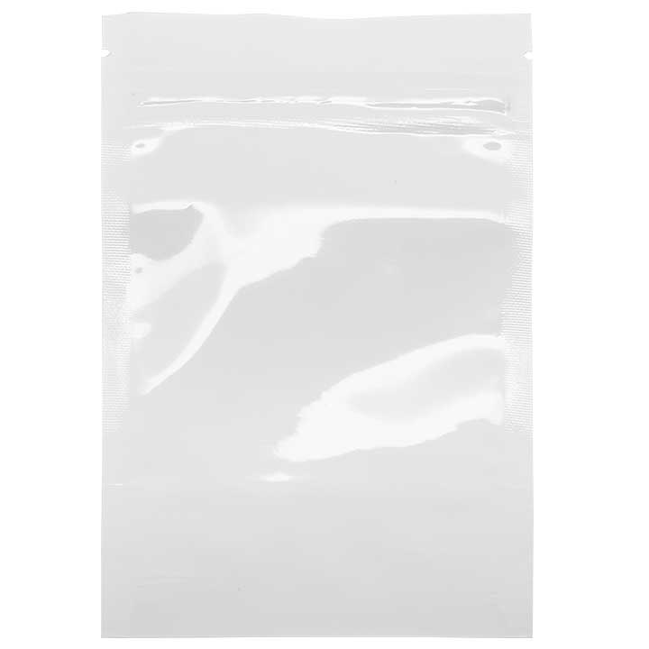 1/8oz Mylar Bags - White / White
