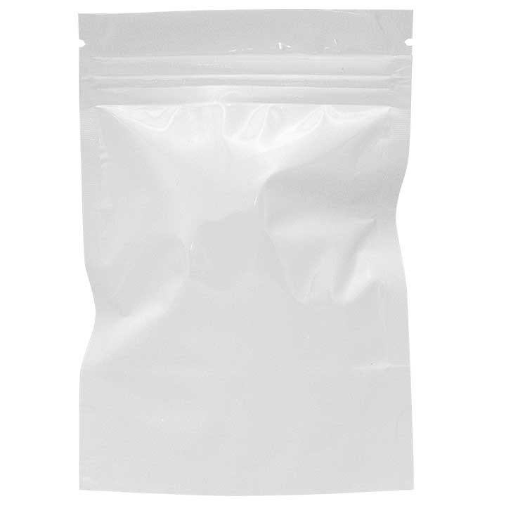 1/8oz Mylar Bags - White / White