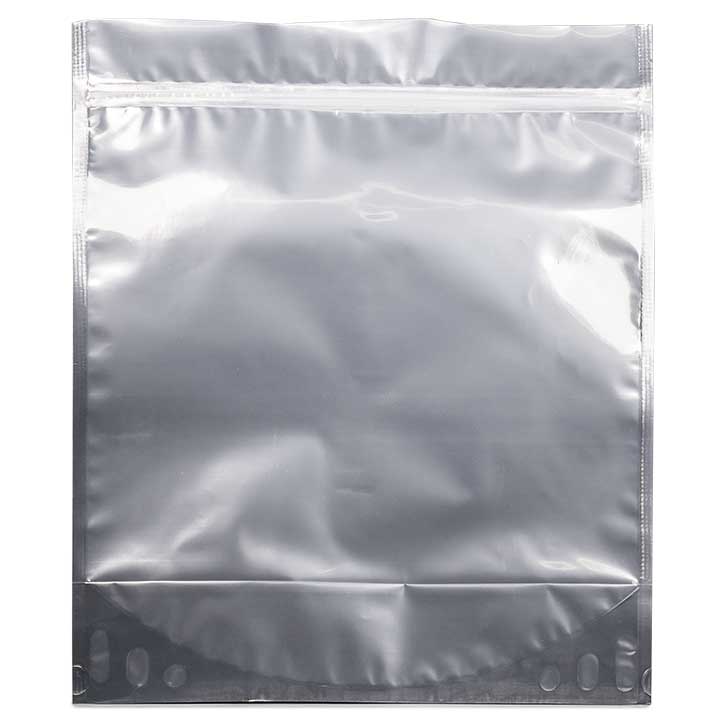 1/2 lb Mylar Bags - Black / Clear