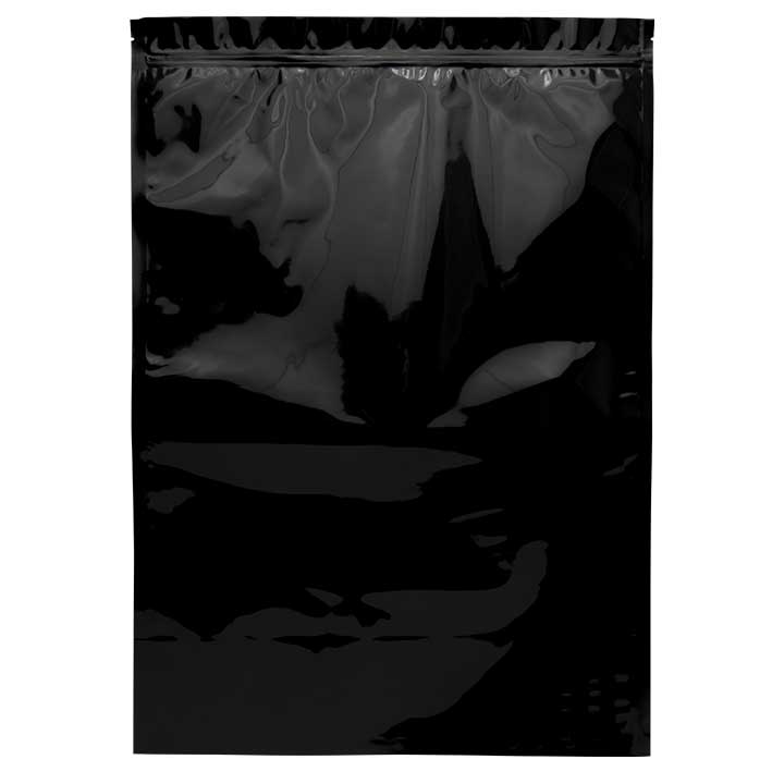 1 lb Mylar Bags - Black / Clear