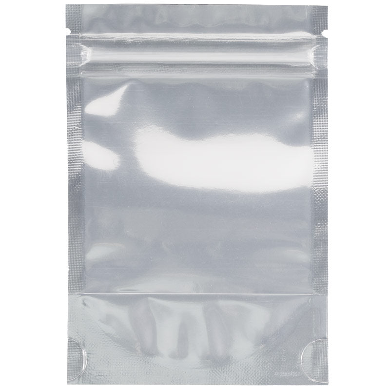 1/8oz Mylar Bags - Black / Clear