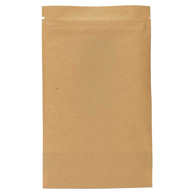1/4oz - 7 Grams Mylar Bags - Kraft / Clear