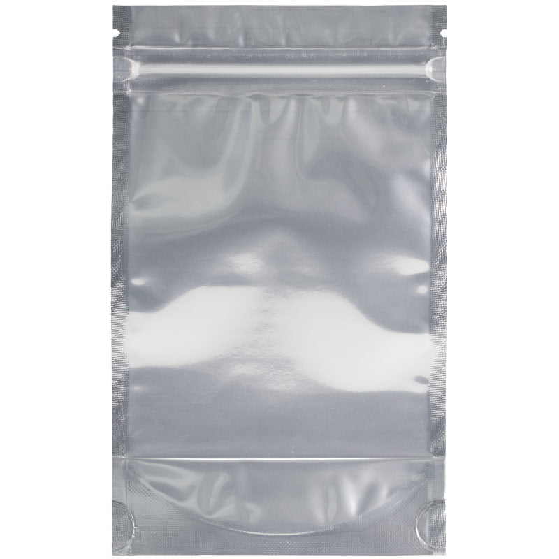 1/4oz - 7 Grams Mylar Bags - Black / Clear