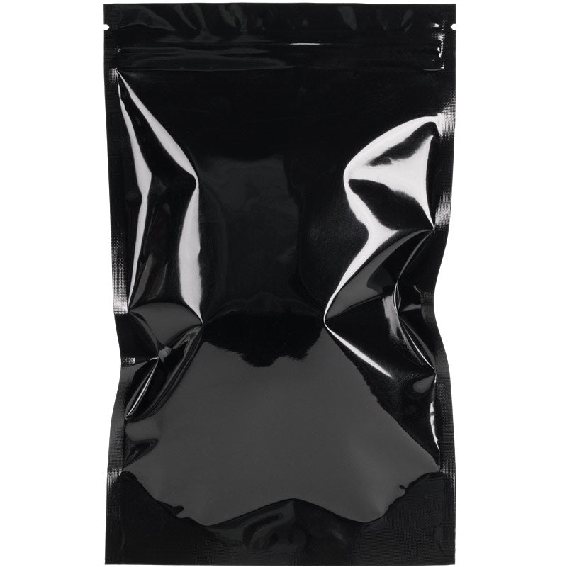 1/2oz Mylar Bags - Black / Clear