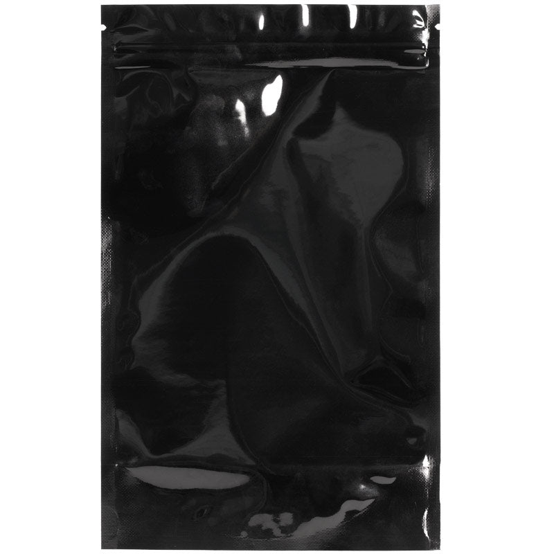 1/2oz Mylar Bags - Black / Clear