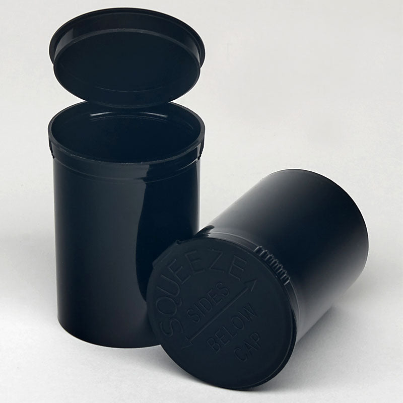 30 Dram Pop Top - Opaque Black