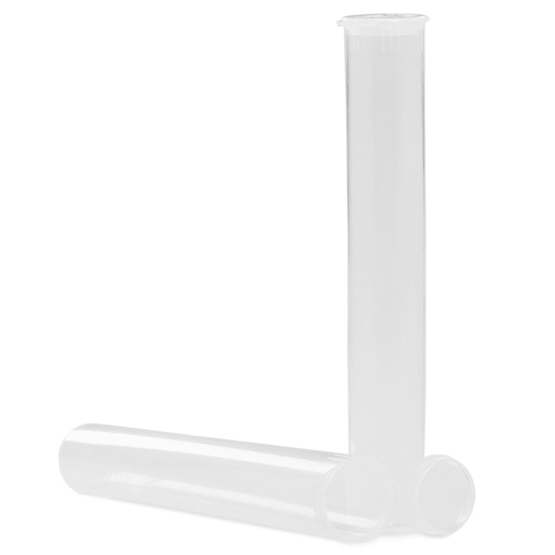 Child Resistant 116mm Clear Cylinder Tube - 1 WEEK LEAD