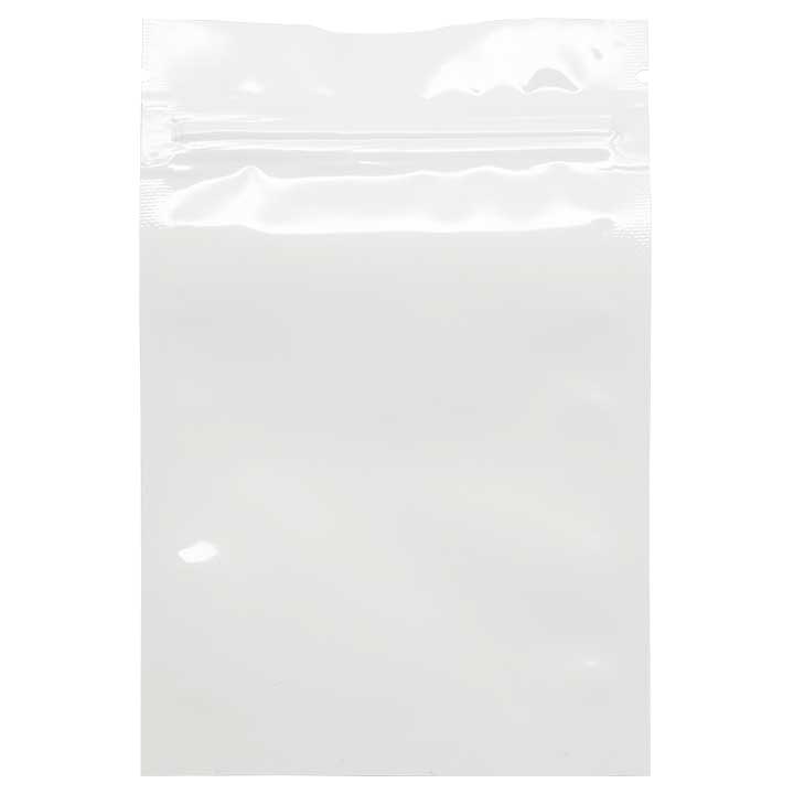 1 Gram Mylar Bags - White / White