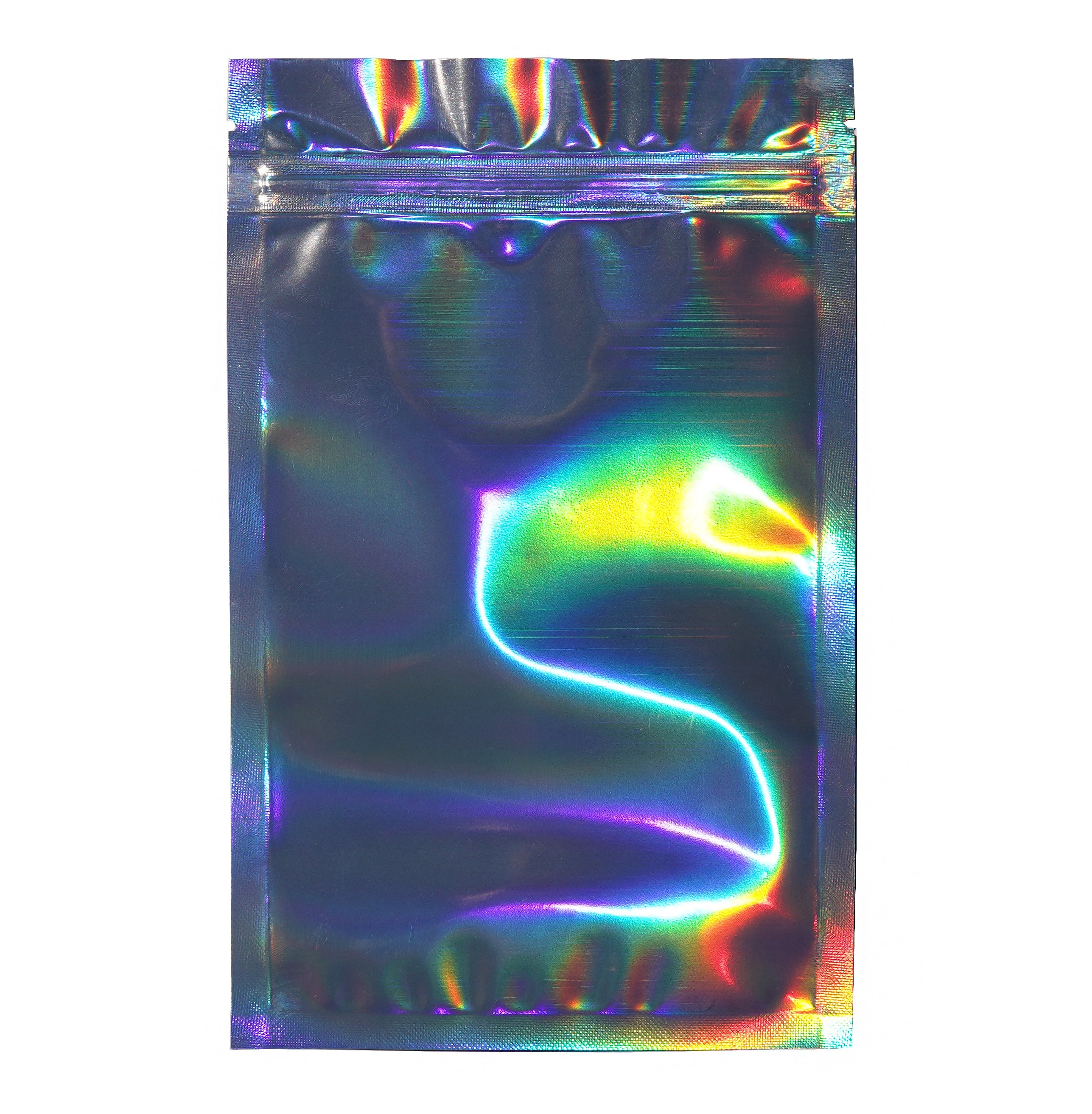 1/2 oz Mylar Bags - Holographic / Clear